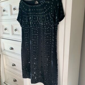 French Connection Black Embellished Dress